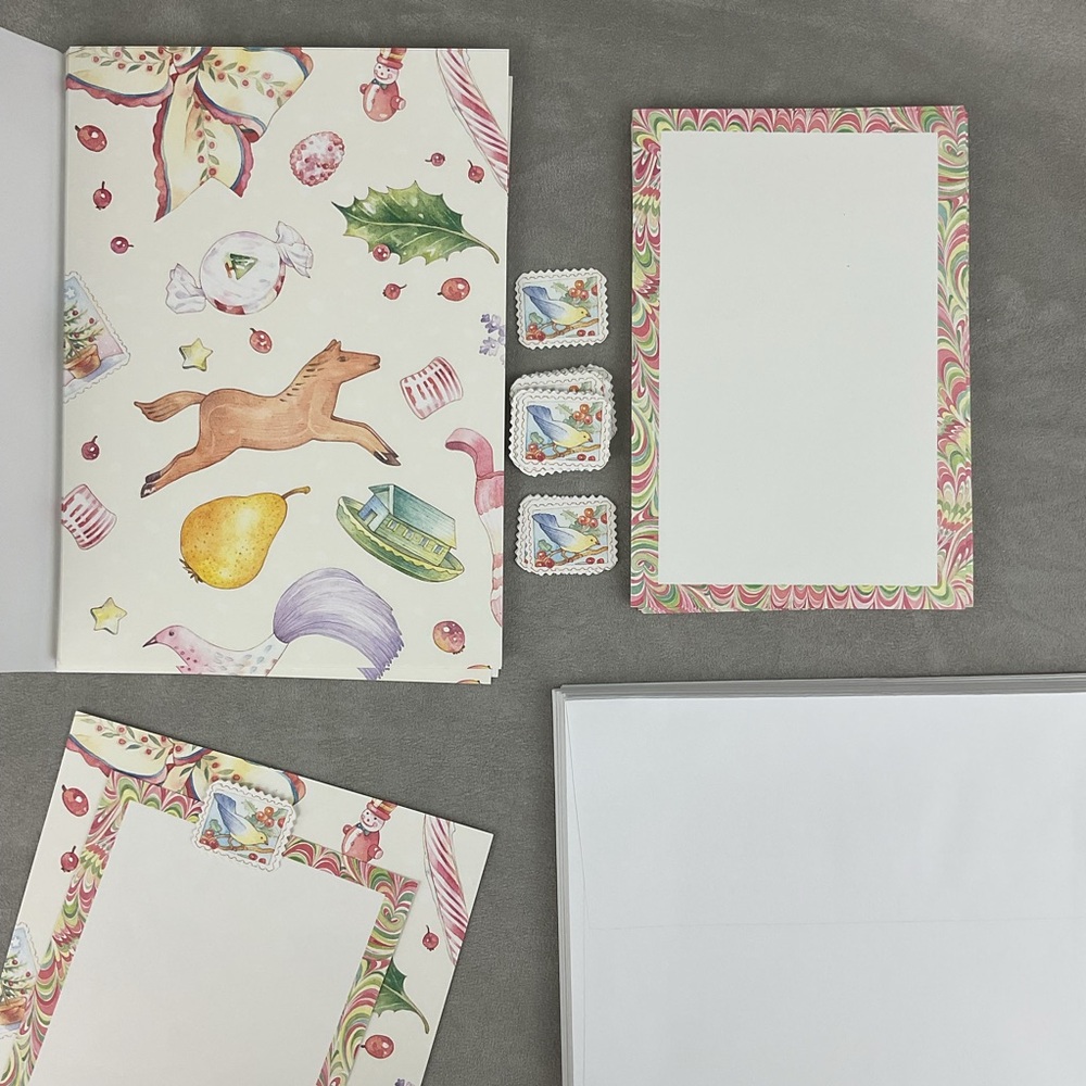 Creative Papers CR Gibson Christmas cards stationary set